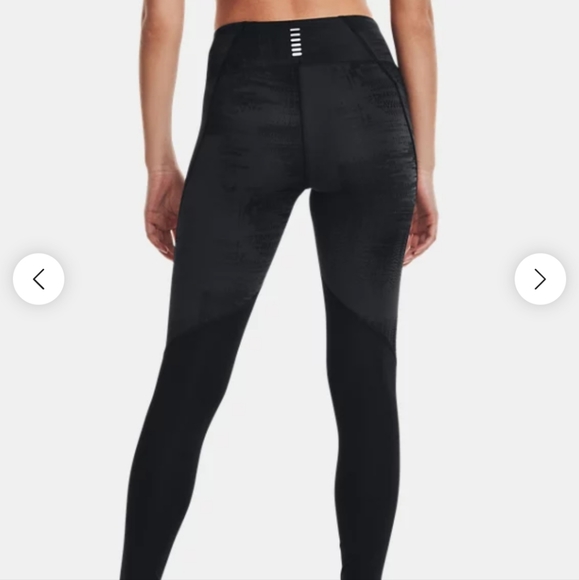 28. Under Armour Compression Mid Rise Legging Black - Picture 14 of 17